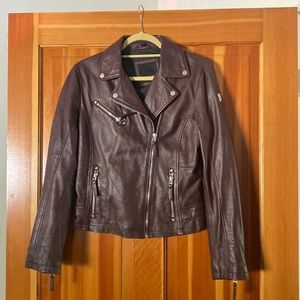 NWOT Mauritius Lambskin Leather Jacket